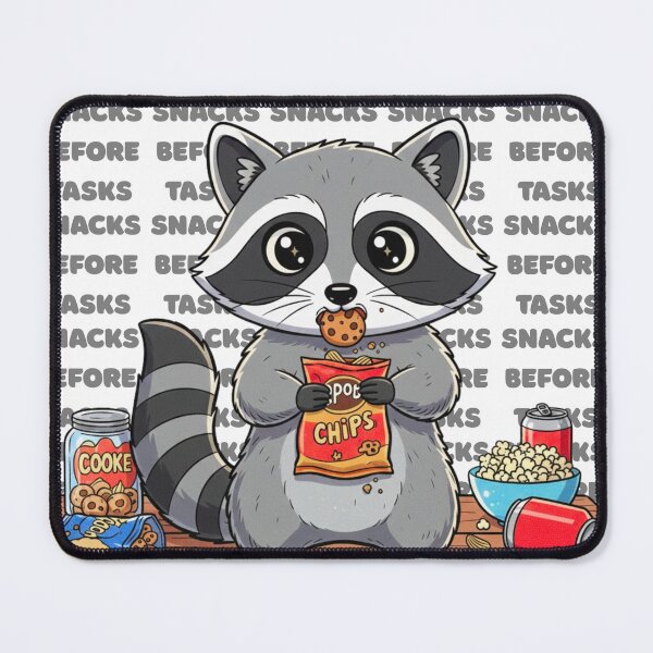 Item preview, Cute Raccoon Stealing Snacks designed and sold by joleyjl.