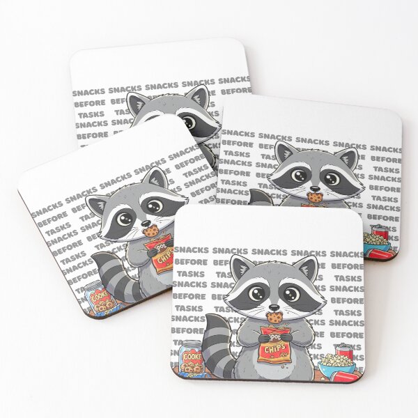 Item preview, Cute Raccoon Stealing Snacks designed and sold by joleyjl.