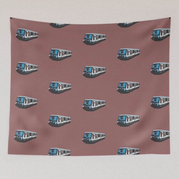 Item preview, Paris Metro MP89 – Iconic Underground Train of Paris designed and sold by Geokafi.
