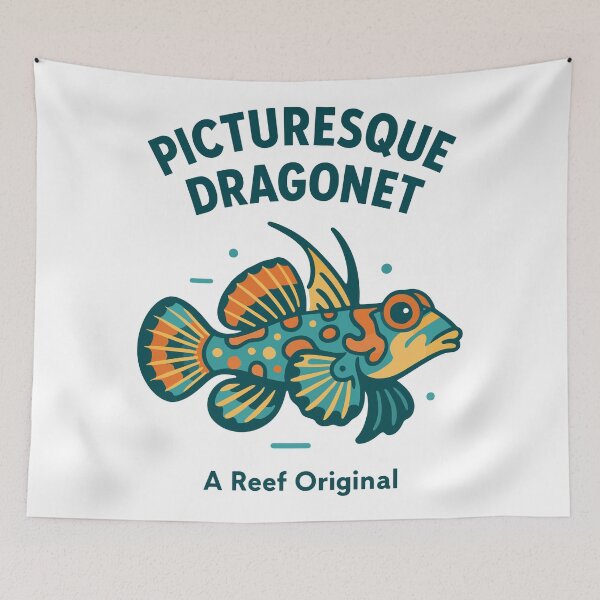 Item preview, Picturesque Dragonet Reef Dweller – Callionymidae designed and sold by WildlifeInc.