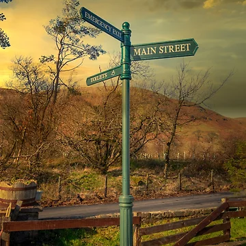 Artwork thumbnail, Sunset Directions by RJW Images