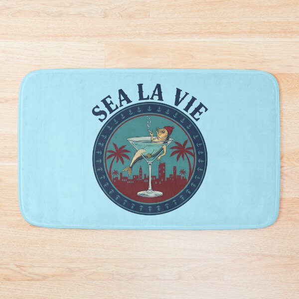 Item preview, Vintage Sea La Vie Sardines Martini Cocktail Fish Art designed and sold by ZuToMi.