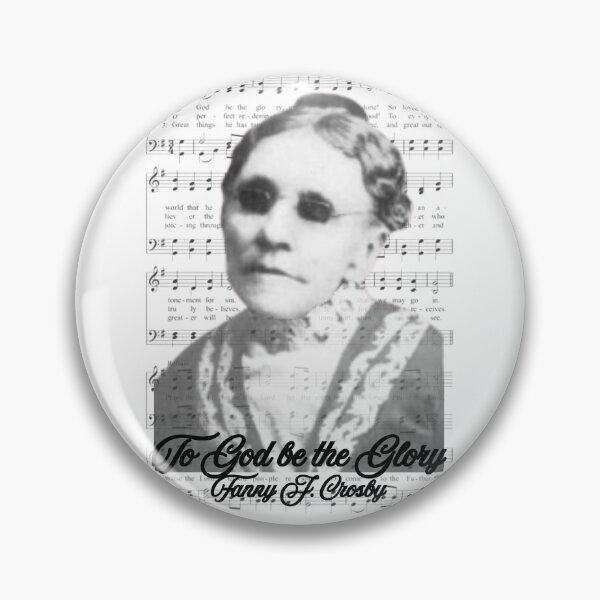 Item preview, Fanny J Crosby - to God be the Glory Hymn Art designed and sold by stella literarium.
