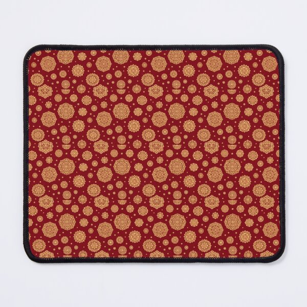 Item preview, Crimson Gold Mandala designed and sold by LuxeFusionArt.