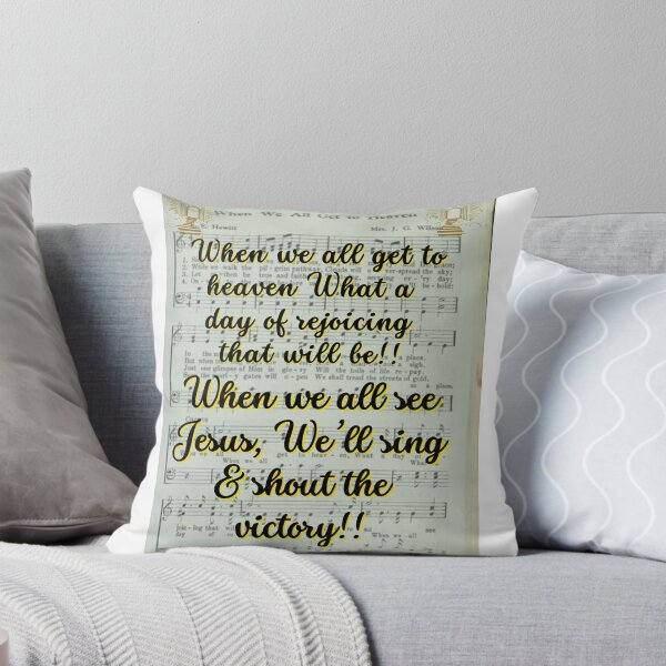 Item preview, When we all get to heaven hymn art complete chorus designed and sold by stella literarium.
