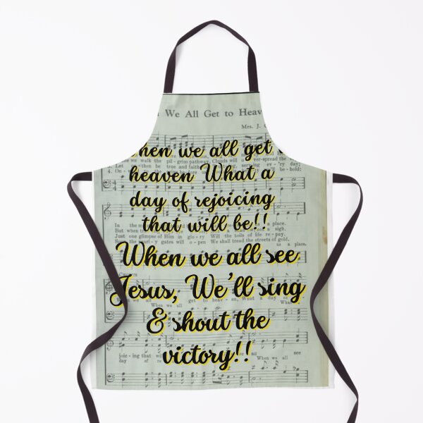 Item preview, When we all get to heaven hymn art complete chorus designed and sold by stella literarium.