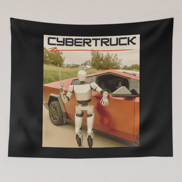 Item preview, cybertruck artwork designed and sold by TEEJAMBOREE.