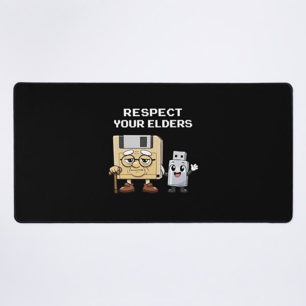 Item preview, Respect Your Elders Retro Gaming Funny Quote designed and sold by WatercolourferS.