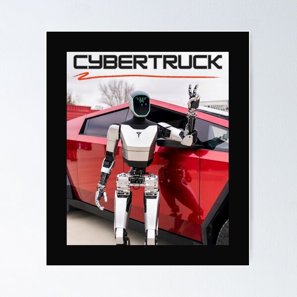Item preview, cybertruck artwork designed and sold by TEEJAMBOREE.