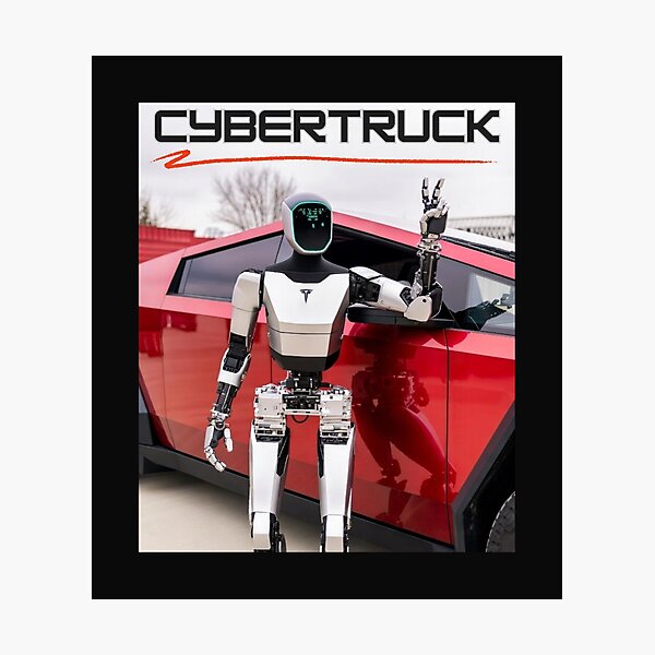 Item preview, cybertruck artwork designed and sold by TEEJAMBOREE.