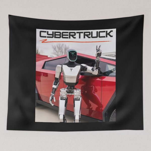 Item preview, cybertruck artwork designed and sold by TEEJAMBOREE.