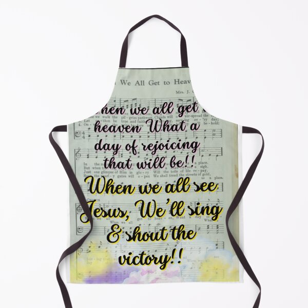 Item preview, When we all get to heaven hymn art designed and sold by stella literarium.