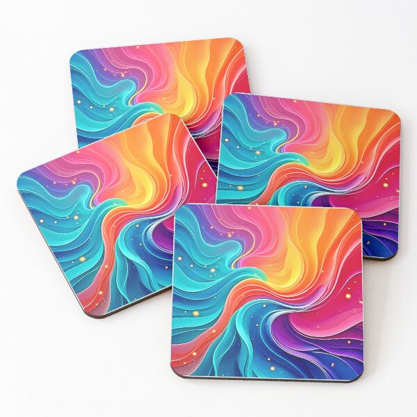 Item preview, Rainbow Energy Swirl: Vibrant Flow Art designed and sold by Health And Fitness Posts e-Store.
