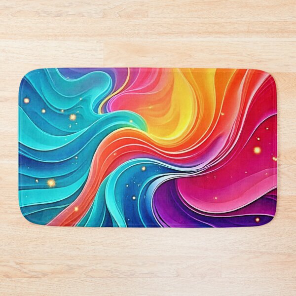 Item preview, Rainbow Energy Swirl: Vibrant Flow Art designed and sold by Health And Fitness Posts e-Store.