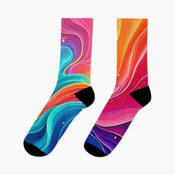 Item preview, Rainbow Energy Swirl: Vibrant Flow Art designed and sold by Health And Fitness Posts e-Store.
