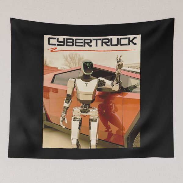 Item preview, cybertruck artwork designed and sold by TEEJAMBOREE.