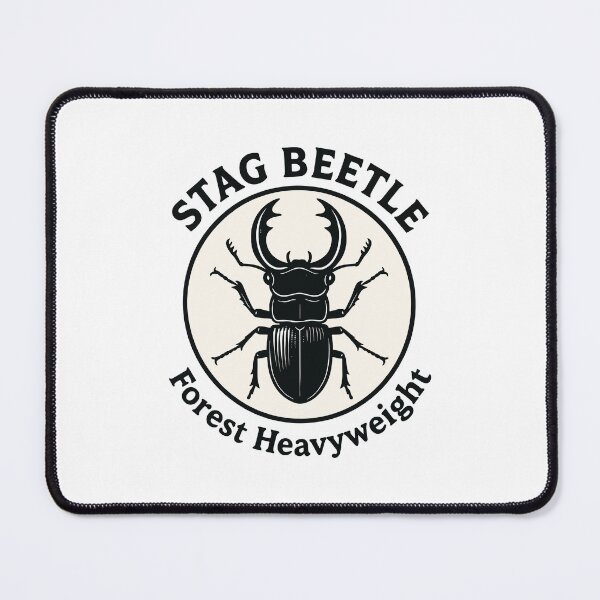 Item preview, Stag Beetle Illustration – Forest Heavyweight Insect designed and sold by WildlifeInc.