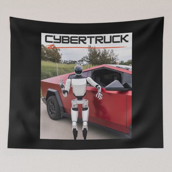 Item preview, cybertruck artwork designed and sold by TEEJAMBOREE.