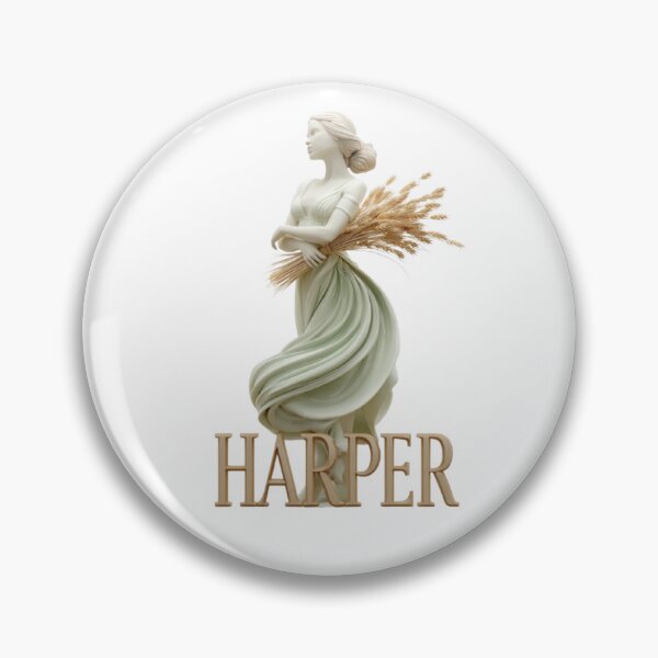 Item preview, Harper Virgo – Zodiac Fantasy Name Art designed and sold by AlexLineArt.