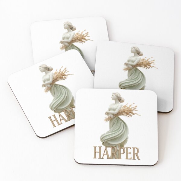 Item preview, Harper Virgo – Zodiac Fantasy Name Art designed and sold by AlexLineArt.