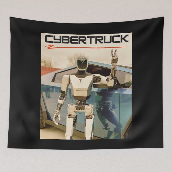 Item preview, cybertruck artwork designed and sold by TEEJAMBOREE.