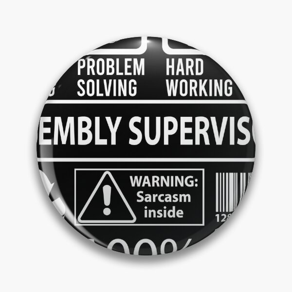 Item preview, Assembly Supervisor designed and sold by ginawilliams39.
