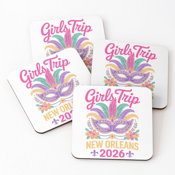 Item preview, Girls Trip New Orleans 2026 Mardi Gras Mask Design designed and sold by GiftsCreek.