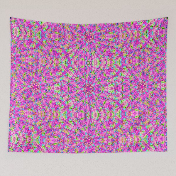 Item preview, Pink Mandala Flower Pattern Print designed and sold by shaang.