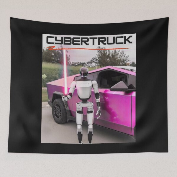 Item preview, cybertruck artwork designed and sold by TEEJAMBOREE.