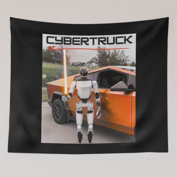 Item preview, cybertruck artwork designed and sold by TEEJAMBOREE.