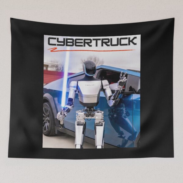 Item preview, cybertruck artwork designed and sold by TEEJAMBOREE.