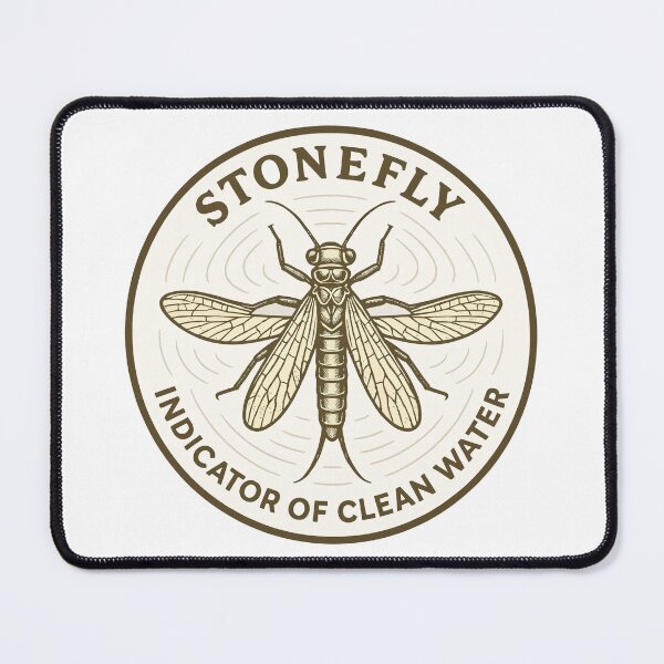 Item preview, Stonefly Illustration – Indicator of Clean Freshwater designed and sold by WildlifeInc.