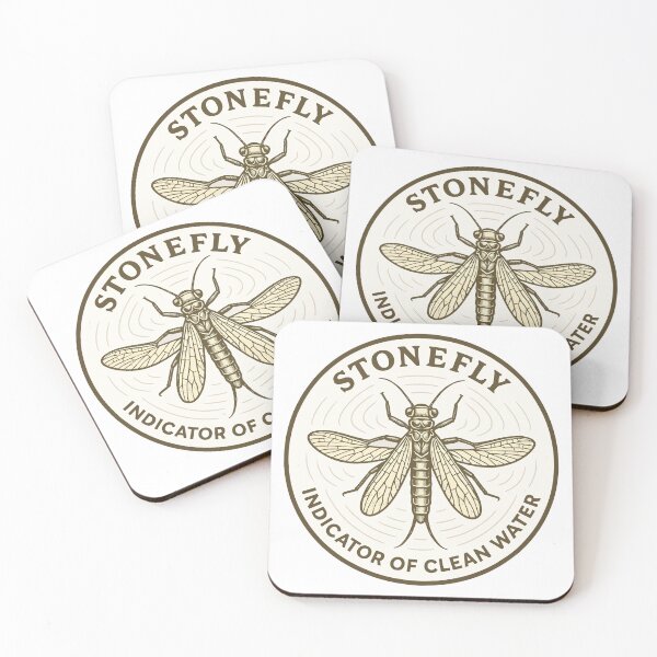 Item preview, Stonefly Illustration – Indicator of Clean Freshwater designed and sold by WildlifeInc.