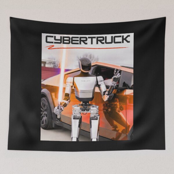 Item preview, cybertruck artwork designed and sold by TEEJAMBOREE.