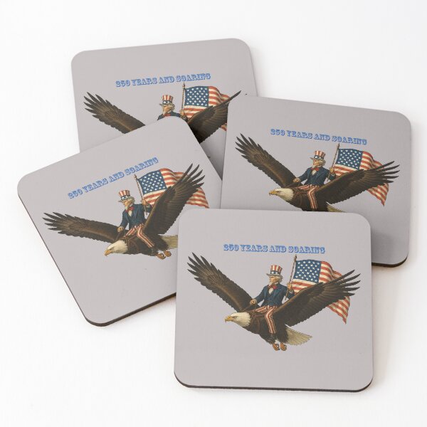 Item preview, 250 Years Independence with Uncle Sam, Bald Eagle and American Flag URM designed and sold by urmaddad.