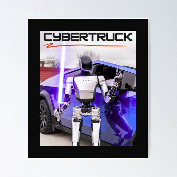 Item preview, cybertruck artwork designed and sold by TEEJAMBOREE.