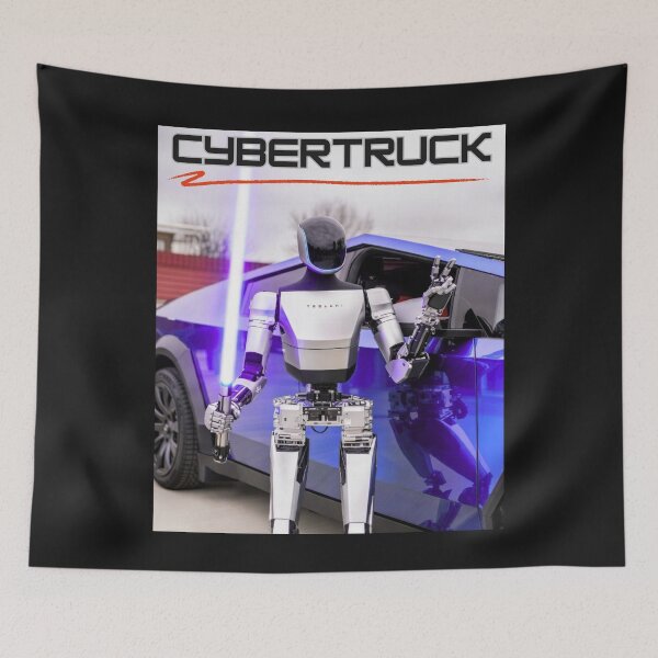 Item preview, cybertruck artwork designed and sold by TEEJAMBOREE.