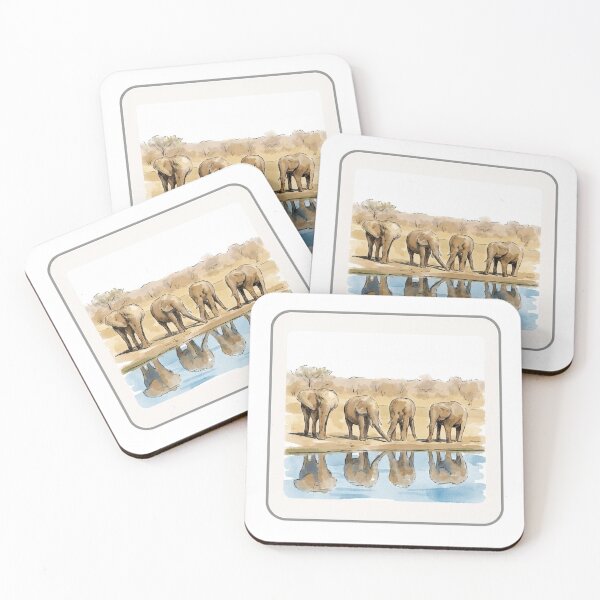 Item preview, Elephants Reflection Landscape designed and sold by ESPACE109.