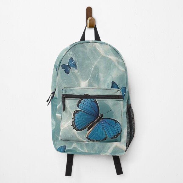 Item preview, Turquoise Ocean Butterflies Aerial View – Summer Beach Water Art designed and sold by Impact-Art.