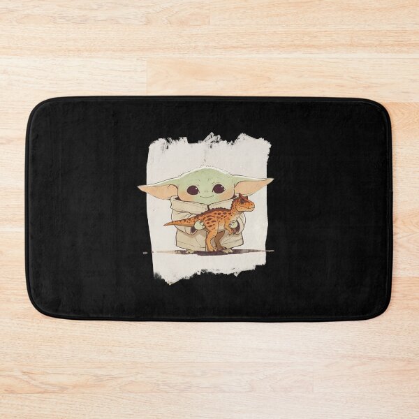 Item preview, BABY YODA WITH CARNOTAURUS DINOSAUR designed and sold by LIS AND MELIVERSO.
