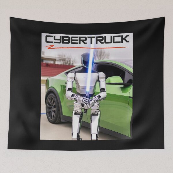 Item preview, cybertruck artwork designed and sold by TEEJAMBOREE.
