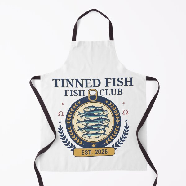 Item preview, Vintage Tinned Fish Club Retro Sardines Aesthetic Foodie Emblem designed and sold by ZuToMi.