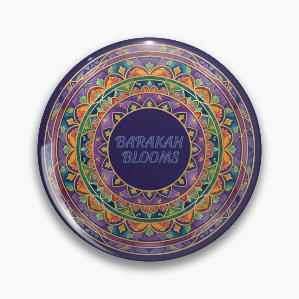 Item preview, Barakah Blooms – Colorful Islamic Floral Mandala Circle Design designed and sold by D-Islamic.