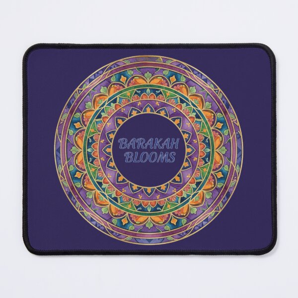 Item preview, Barakah Blooms – Colorful Islamic Floral Mandala Circle Design designed and sold by D-Islamic.