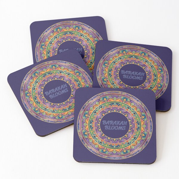Item preview, Barakah Blooms – Colorful Islamic Floral Mandala Circle Design designed and sold by D-Islamic.