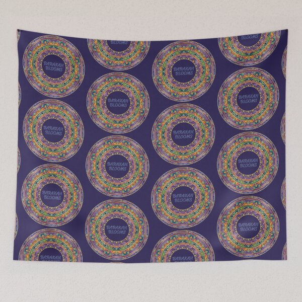 Item preview, Barakah Blooms – Colorful Islamic Floral Mandala Circle Design designed and sold by D-Islamic.