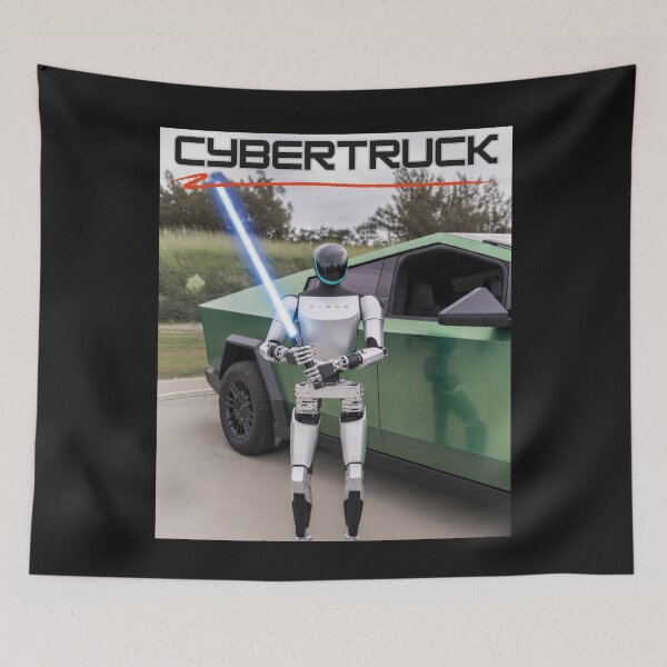 Item preview, cybertruck artwork designed and sold by TEEJAMBOREE.