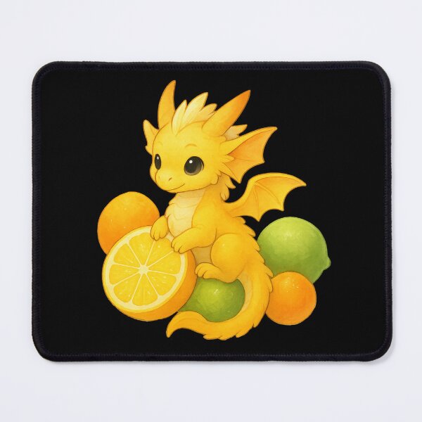 Item preview, Citrus Baby Dragon / Cute Lemon Orange Fantasy Creature designed and sold by Hatchling Hollow.