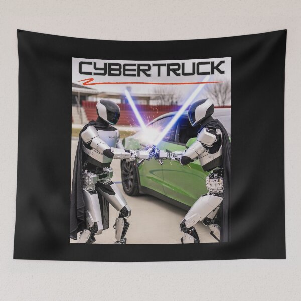 Item preview, cybertruck artwork designed and sold by TEEJAMBOREE.