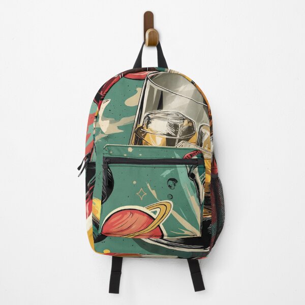 Item preview, Cosmic Pour: Whiskey Dreams in Retro Orbit designed and sold by ForeverPrintsOK.